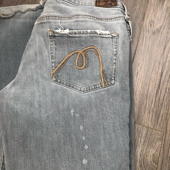 ⭐️SALE⭐️Mavi Jeans Faded Grey extra Distressed Size 28 - Picture 6 of 6